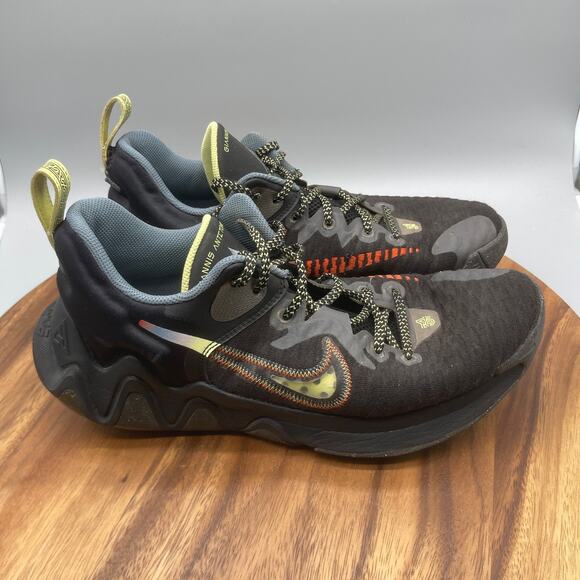 Nike Giannis Immortality Force Field Shoes Mens Size 11 Black Basketball Comfort - Picture 1 of 8